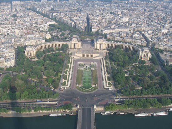 Blick auf den Trocadéro