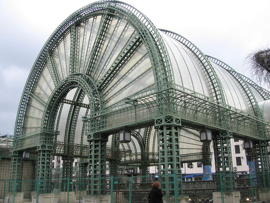 Überirdische Reste der alten Markthallen