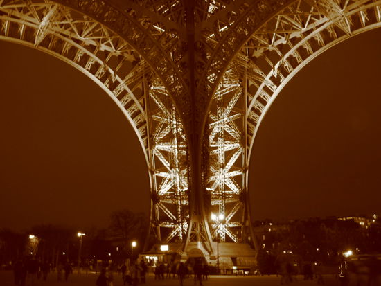 Eine der "zierlichen" Säulen