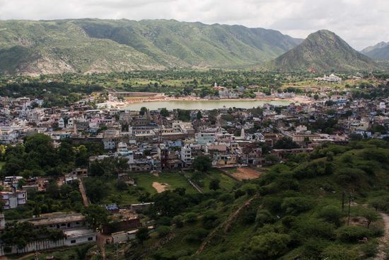 Pushkar im Weitwinkel