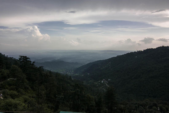 Blick aus meinem Hotelzimmer Richtung Süden