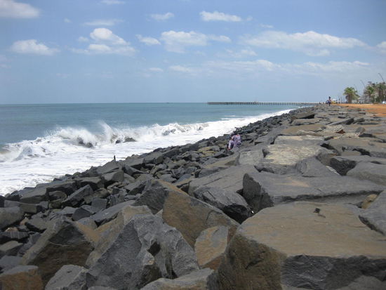 Wettertechnisch lässt sich Pondi am letzten Tag nicht lumpen!