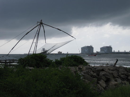 ... und hier mit drohendem Monsunschauer!