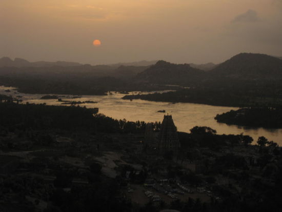 Sunset Point am Mathanga Tempel