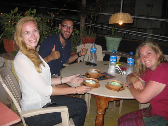 Die internationale Reisegruppe von Hampi!