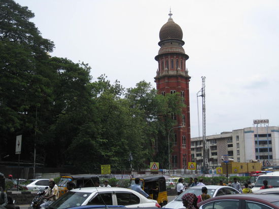 Ein Turm vom Madras High Court