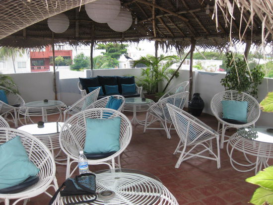 Chillout-Zone auf dem Rooftop des L'Escale