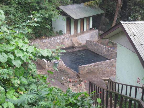 Der Herrenpool der heißen Quellen