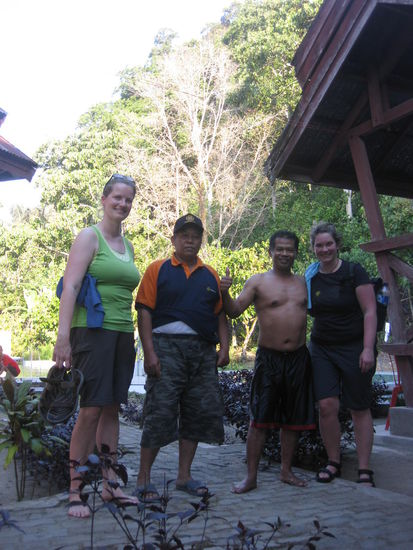 Die Schwimmgruppe von den Hot Springs