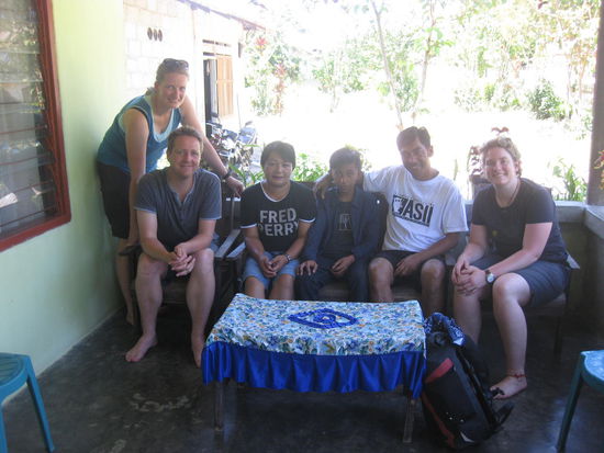 Abschiedsfoto mit Raimunds Familie