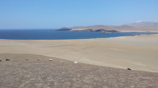 Auf der Insel Paracas, die wir auf Quads unsicher gemacht haben