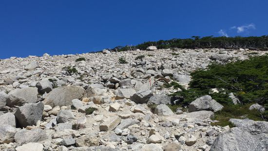 So sah die Wegstrecke auf den letzten Kilometern aus