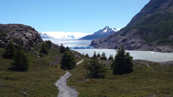 Auf dem Weg zum Gletscher Grey