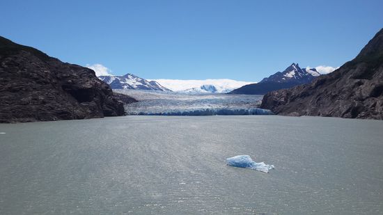 Lake und Gletscher Grey