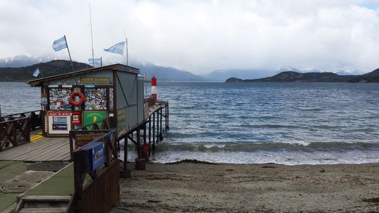 Das südlichste Postamt der Welt- einsam im Nationalpark "Tierra del fuego"