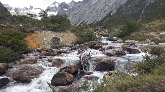 Auf dem Weg zur Laguna Esmeralda