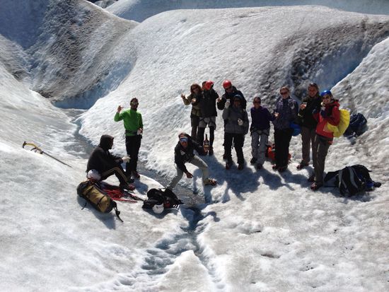 Belohnt wurden wir am Ende mit einem gletschereisgekühlten Schnapps
