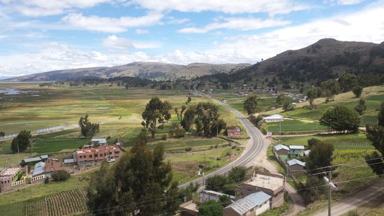 Der Blick von Chucuito, unserem Lunch-Platz