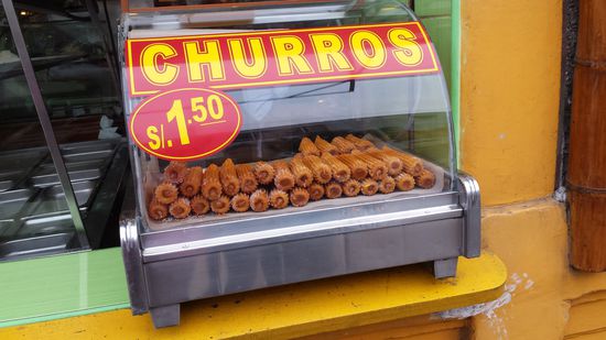 Churros (frittierte Süßspeise mit Karamellfüllung und wie ich heute gelernt habe, wohl auch die Bezeichnung für einen süßen Typen)
