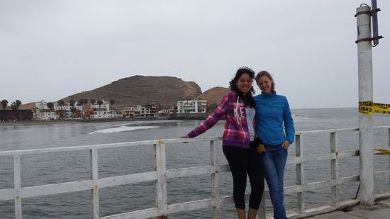 Stefany und ich in Cerro Azul