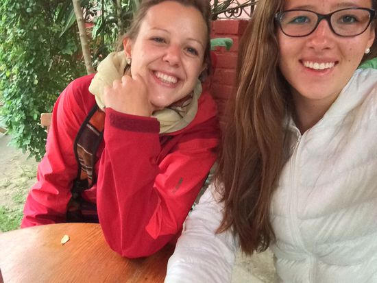 Nathalie- die Tochter, mit der ich mir das Zimmer teile und die den ganzen Tag mein quasi nicht vorhandenes Spanisch erträgt 
Hier bei einem kleinen Zwischenstopp auf unserer Fahrradtour nach Barranco.