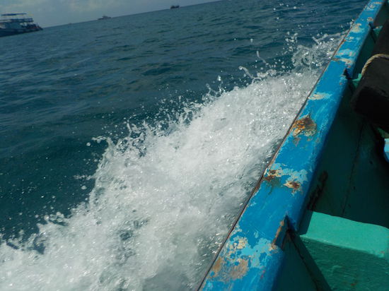 Unsere Nussschale mit Speed...