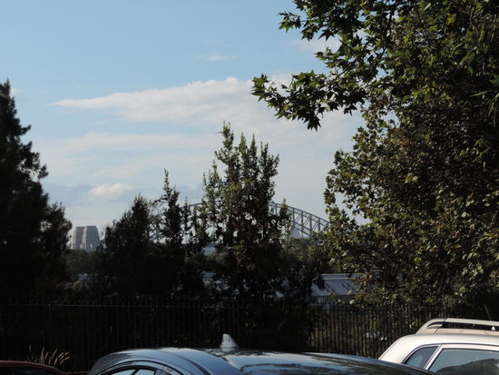 Der 1. Blick auf die Harbour Bridge - Gigantisch!