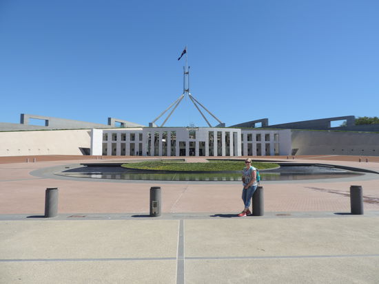 Das Parlamentsgebäude in Canberra