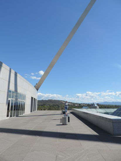 Das Dach des Parliamentsgebäudes