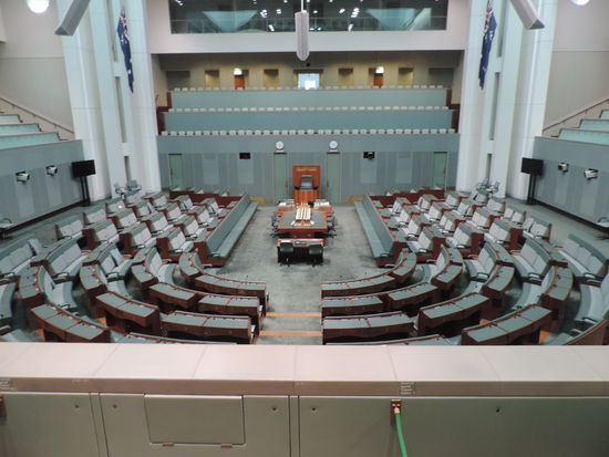 Einer der Sitzungssäle