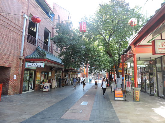 Durch Chinatown sind wir zurück zur Tram gelaufen