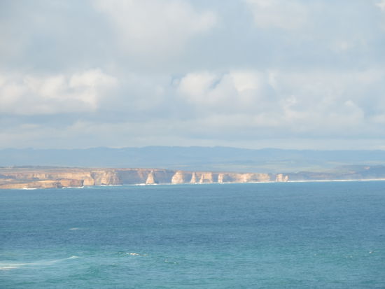 Aber von dort aus konnten wir die 12 Apostel von "hinten" betrachten