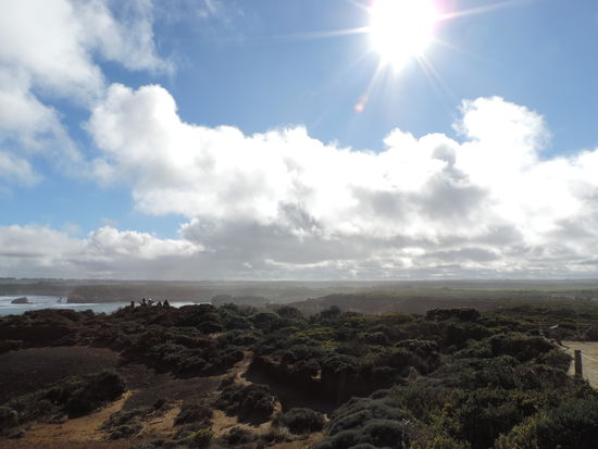 Ausblick in Hinterland