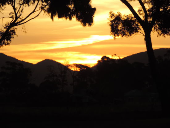 Unser Ausblick vom Campground in Little River