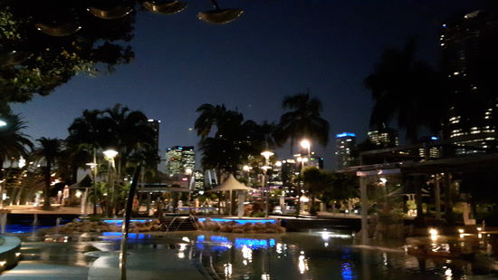 South Bank Parklands am Brisbane River