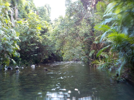 Hier konnten wir uns abkühlen