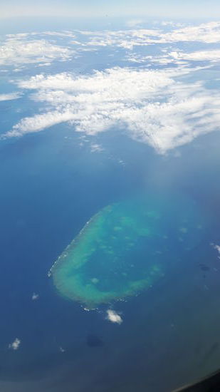 Und noch einmal durften wir das größte Riff der Welt von oben betrachten!