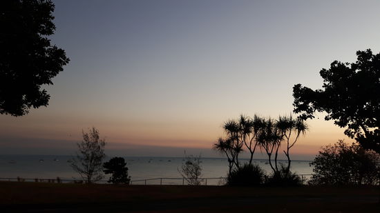 Abens im Hafen von Darwin