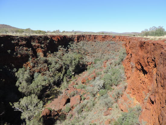 In der Schlucht liegt der Circular Pool