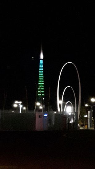 Der Bell Tower bei Nacht