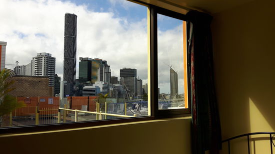 Ausblick aus unserem neuen Zimmer