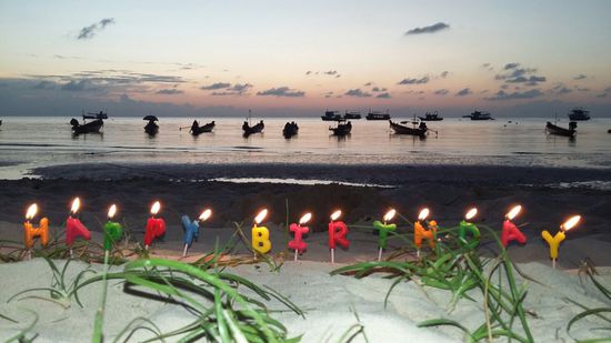 Geburtstag feiern am Strand!