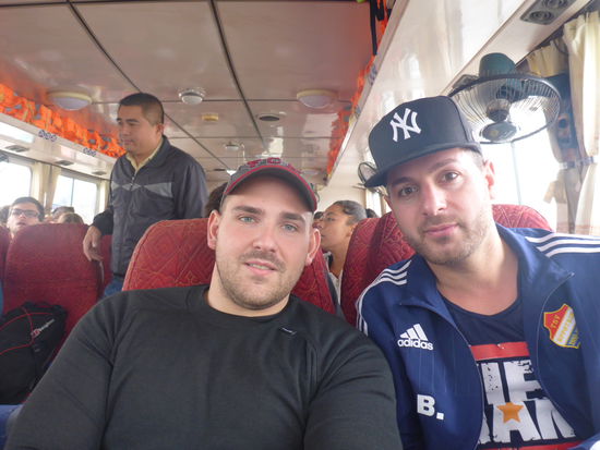 kleines Selfie während der Bootsfahrt