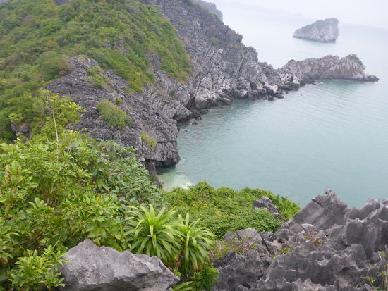 schöner Ausblick nach dem Aufstieg