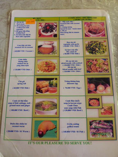 Außergewöhnliches Essen