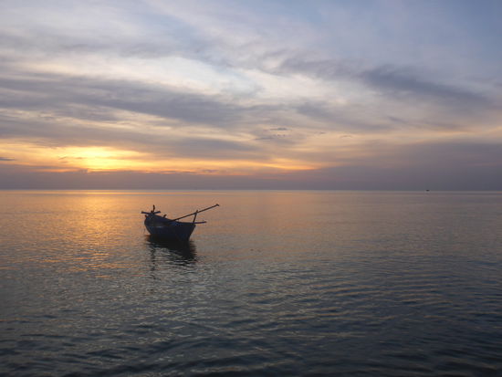 Sonnenuntergang am Long Beach