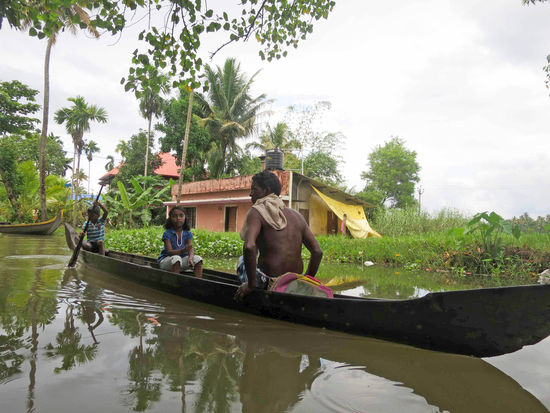 Famlie in den Backwaters