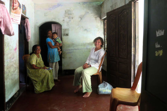 Für uns wurde extra der Ventilator angeworfen, leider kam die Konversation nicht richtig in Gang.