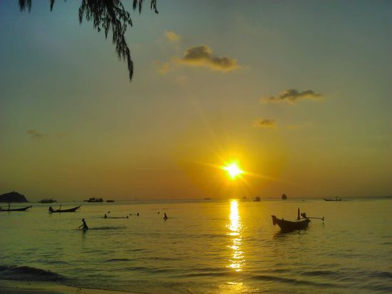 Sairee Beach auf Koh Tao