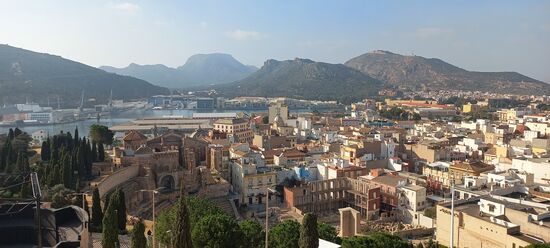 Cartagena von oben...ein bisschen wie Rom